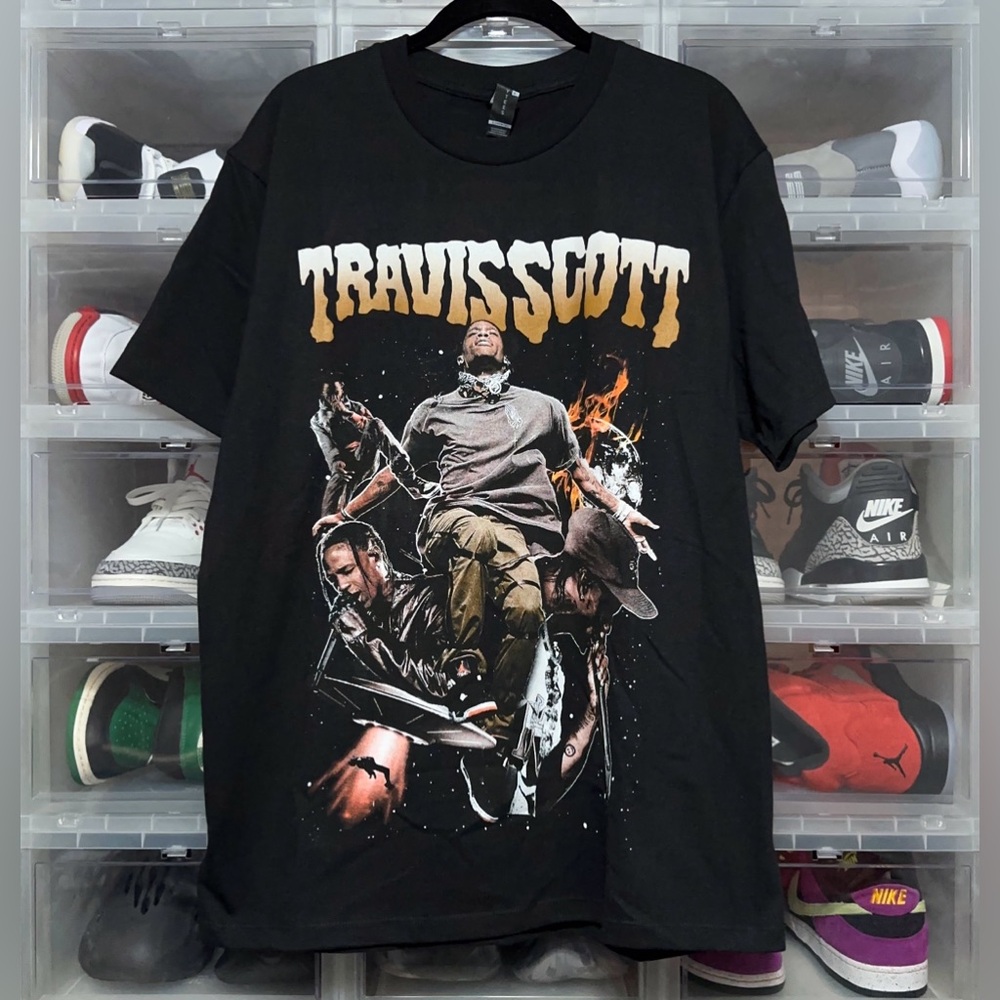 Travis Scott Photo Rap Tee Large